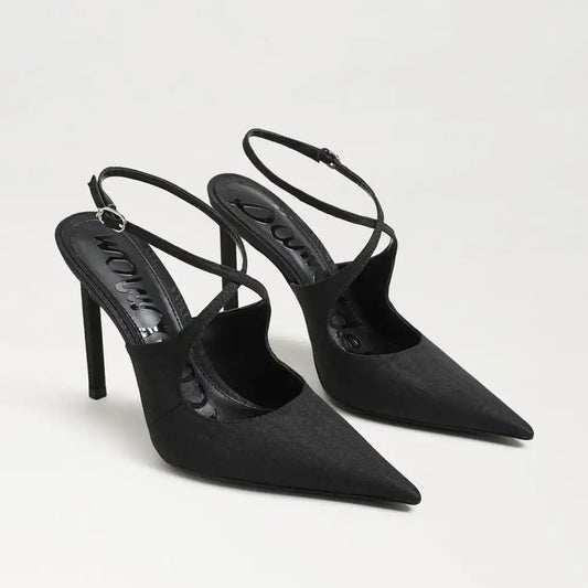 Terry Ankle Strap Pump