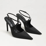 Terry Ankle Strap Pump