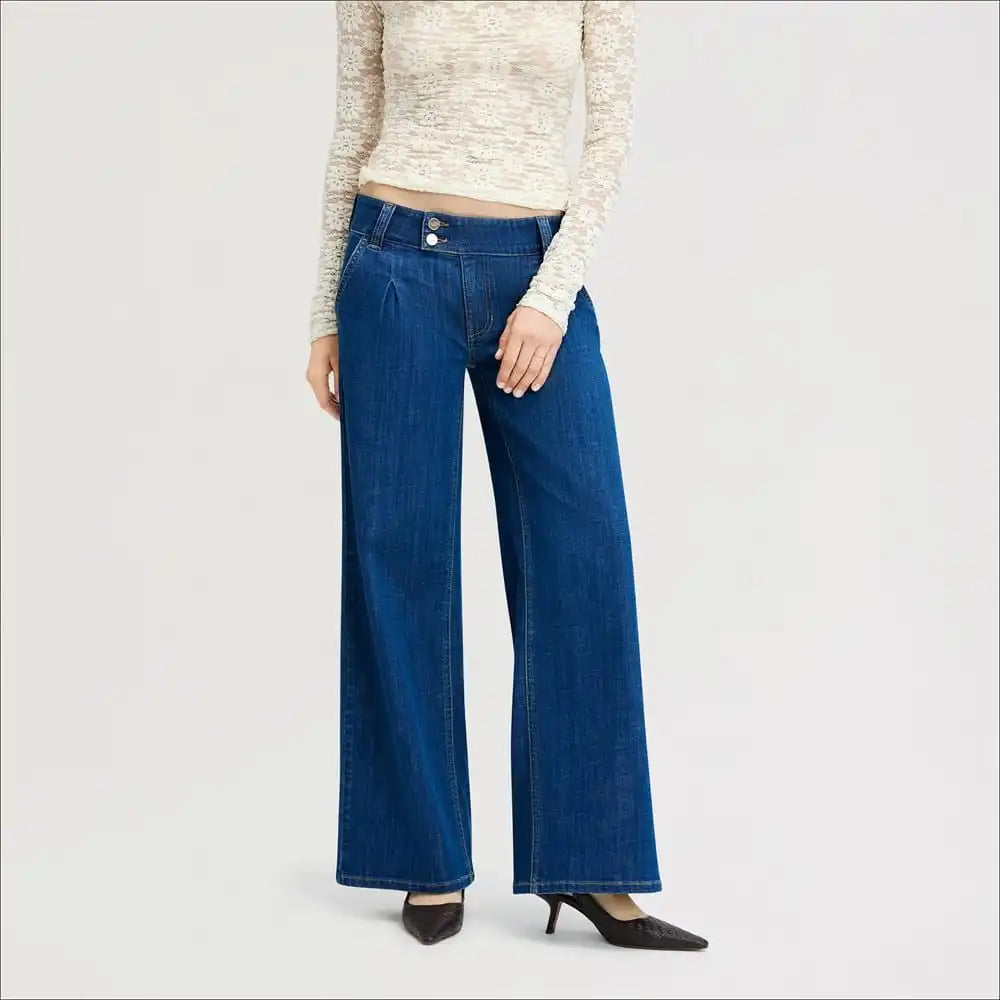 Two Button Wide Leg