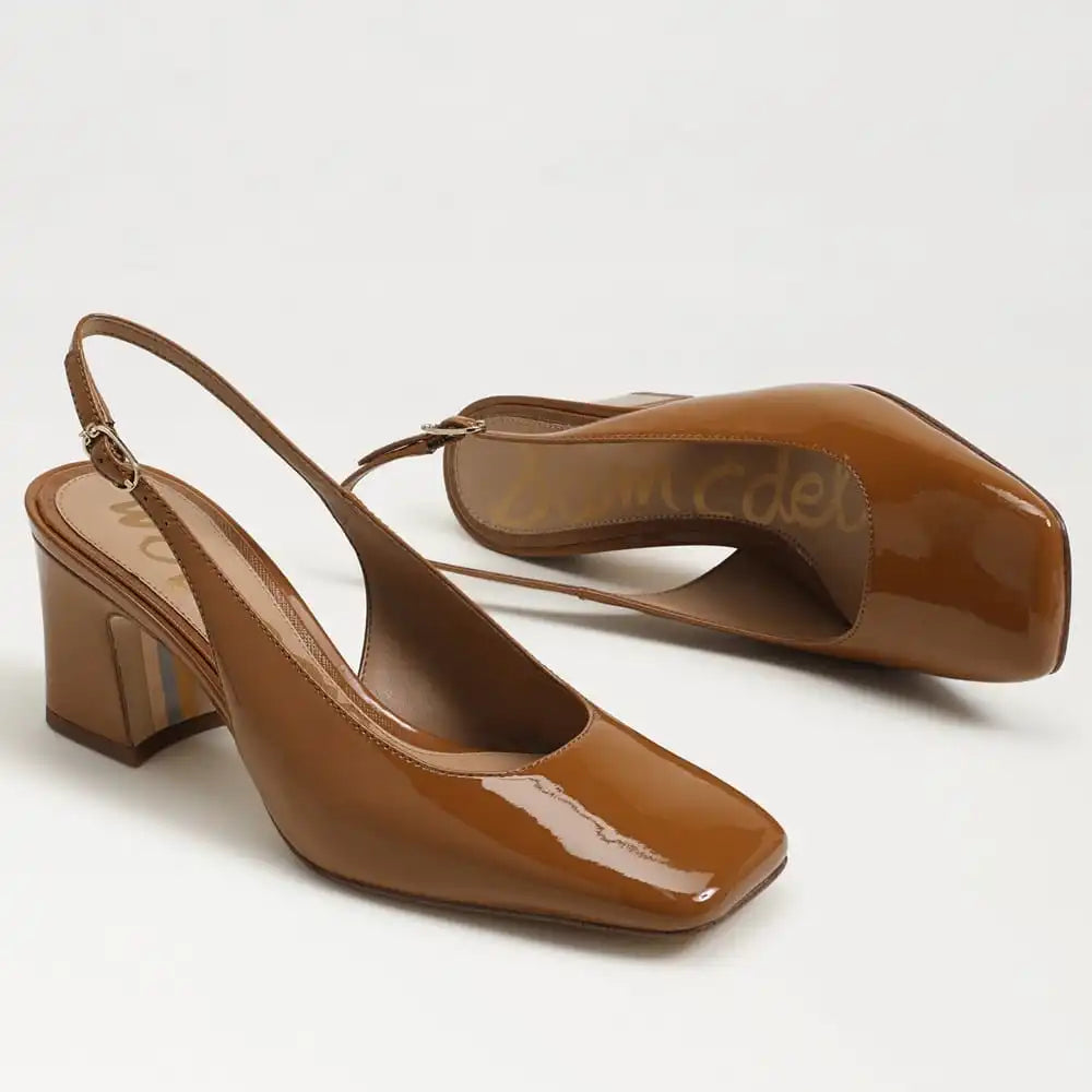 Lucille Block Heel Slingback