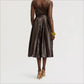 Pleated Full Skirt