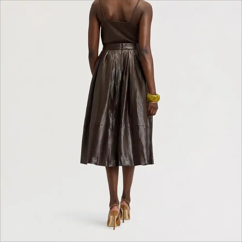 Pleated Full Skirt