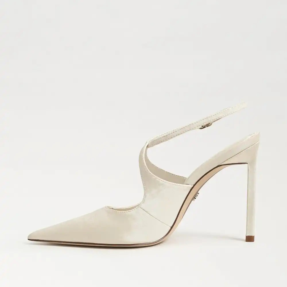 Terry Ankle Strap Pump