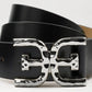 32MM Geo Logo Plaque Belt