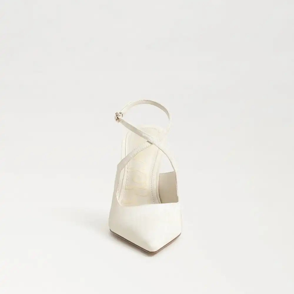 Terry Ankle Strap Pump