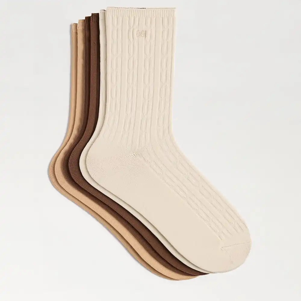 3 Pack Texture Rib Crew