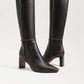 Sylvia Moto Knee High Boot