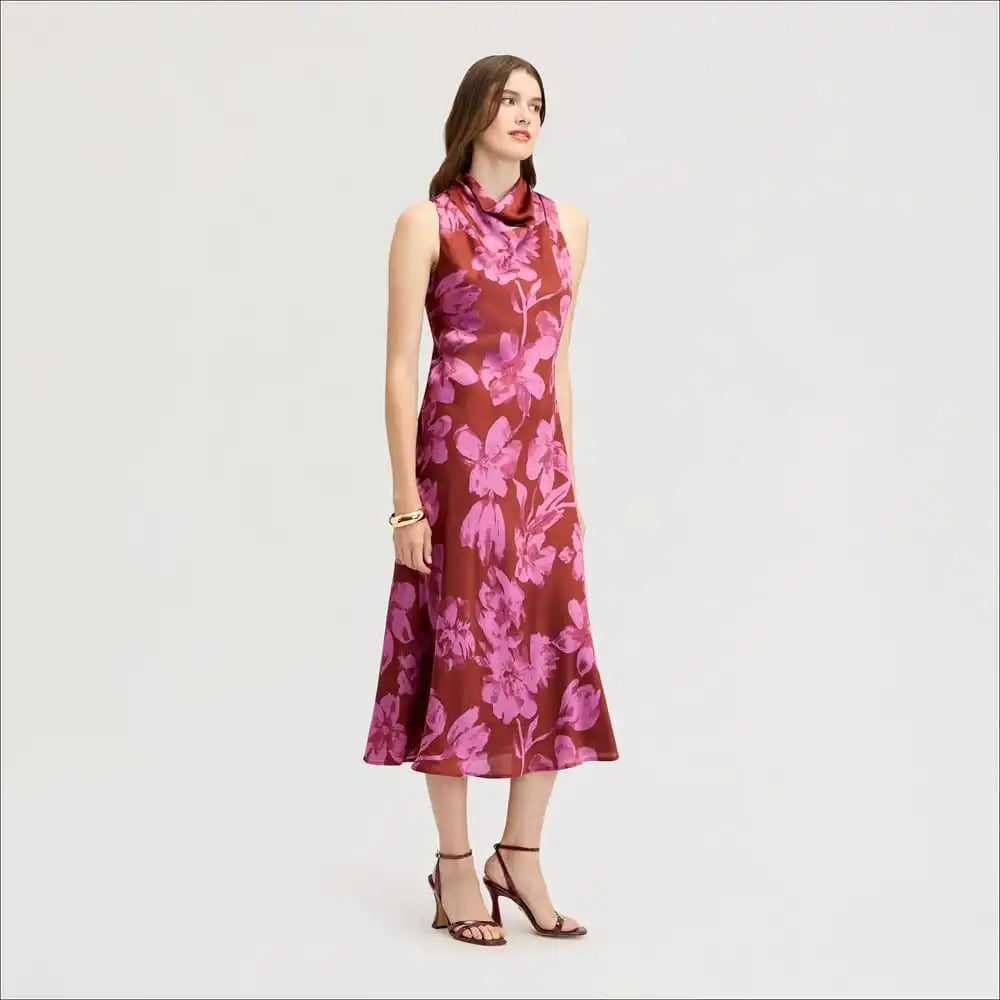 Cowl Neck Maxi Dress