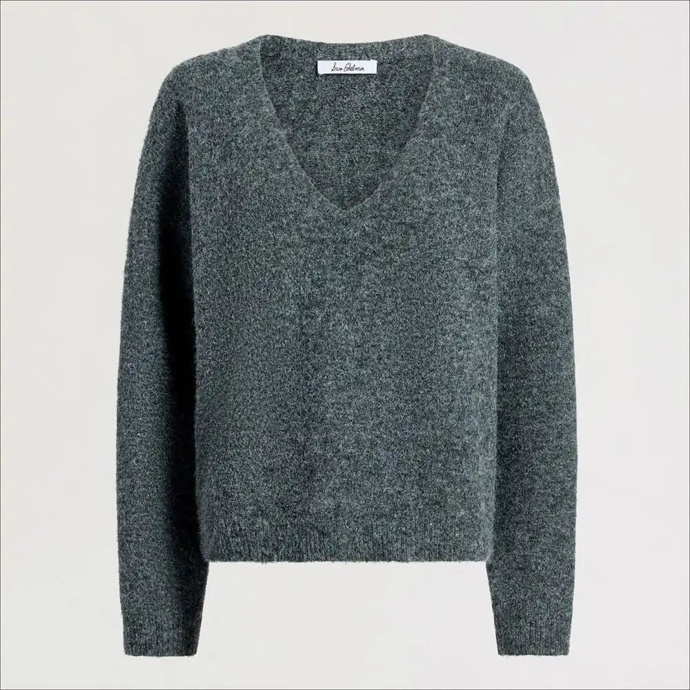 Deep V- Neck Oversized Sweater