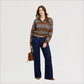 Two Button Wide Leg