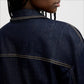 Cinch Waist Denim Jacket
