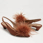 Finch Feather Slingback Pump