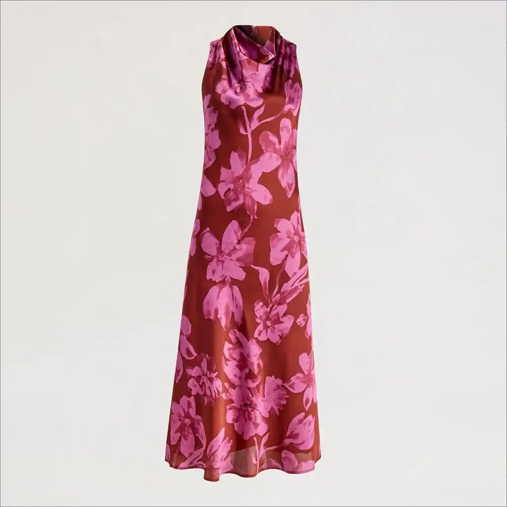 Cowl Neck Maxi Dress