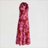 Cowl Neck Maxi Dress