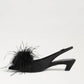 Finch Feather Slingback Pump