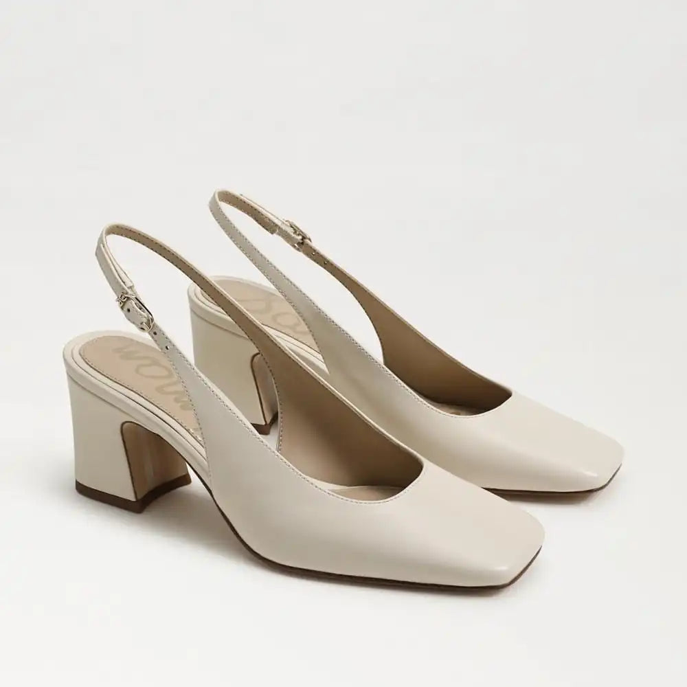 Lucille Block Heel Slingback