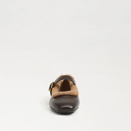 Michaela Fur Mary Jane Flat