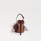 Tegan Feather Slingback Pump