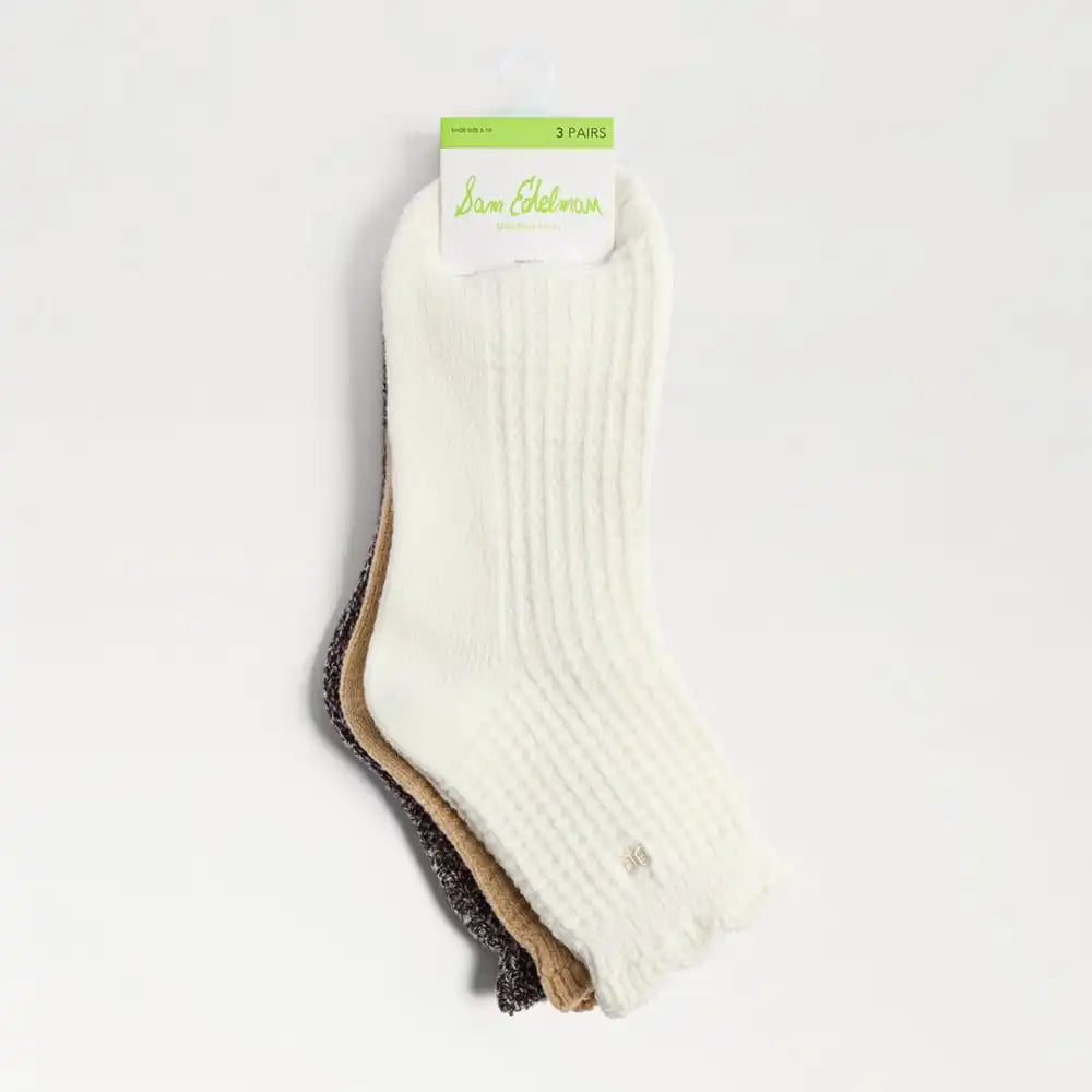 3 Pack Waffle Knit Boot Sock