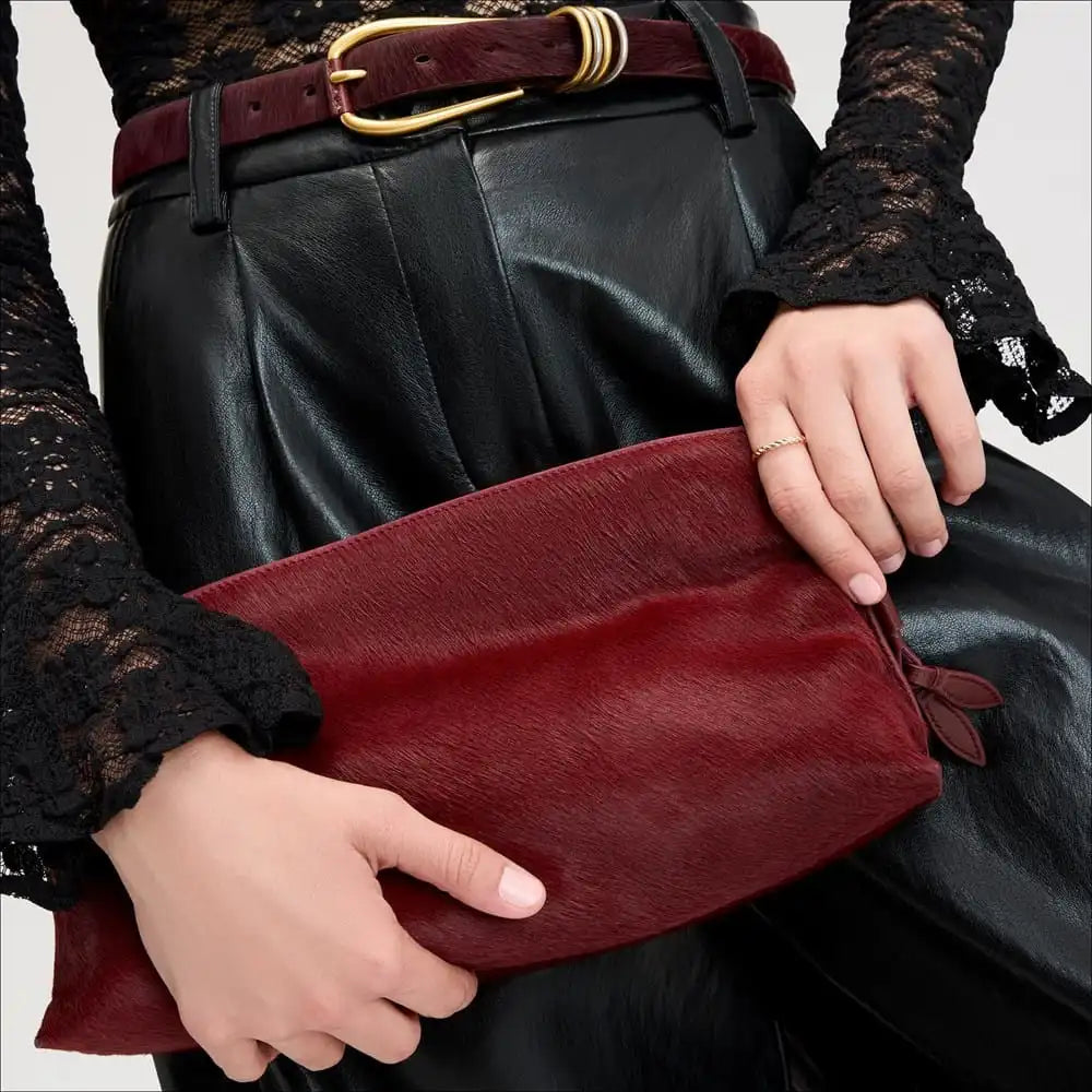 Poppy Oversized Drawstring Clutch