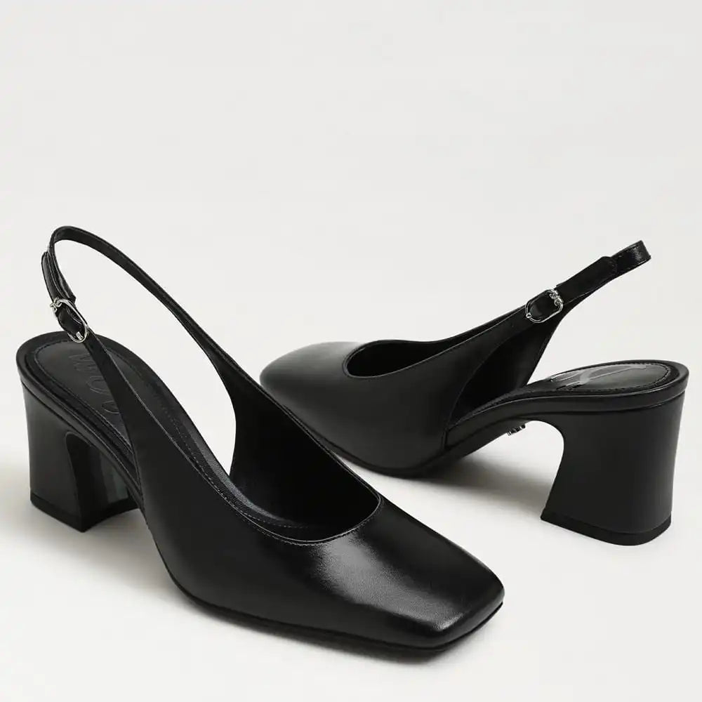 Lucille Block Heel Slingback