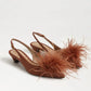 Finch Feather Slingback Pump