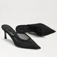 Margeaux Mesh Heeled Mule