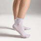3 Pack Cotton Blend Pointelle Anklet