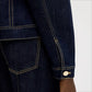 Cinch Waist Denim Jacket