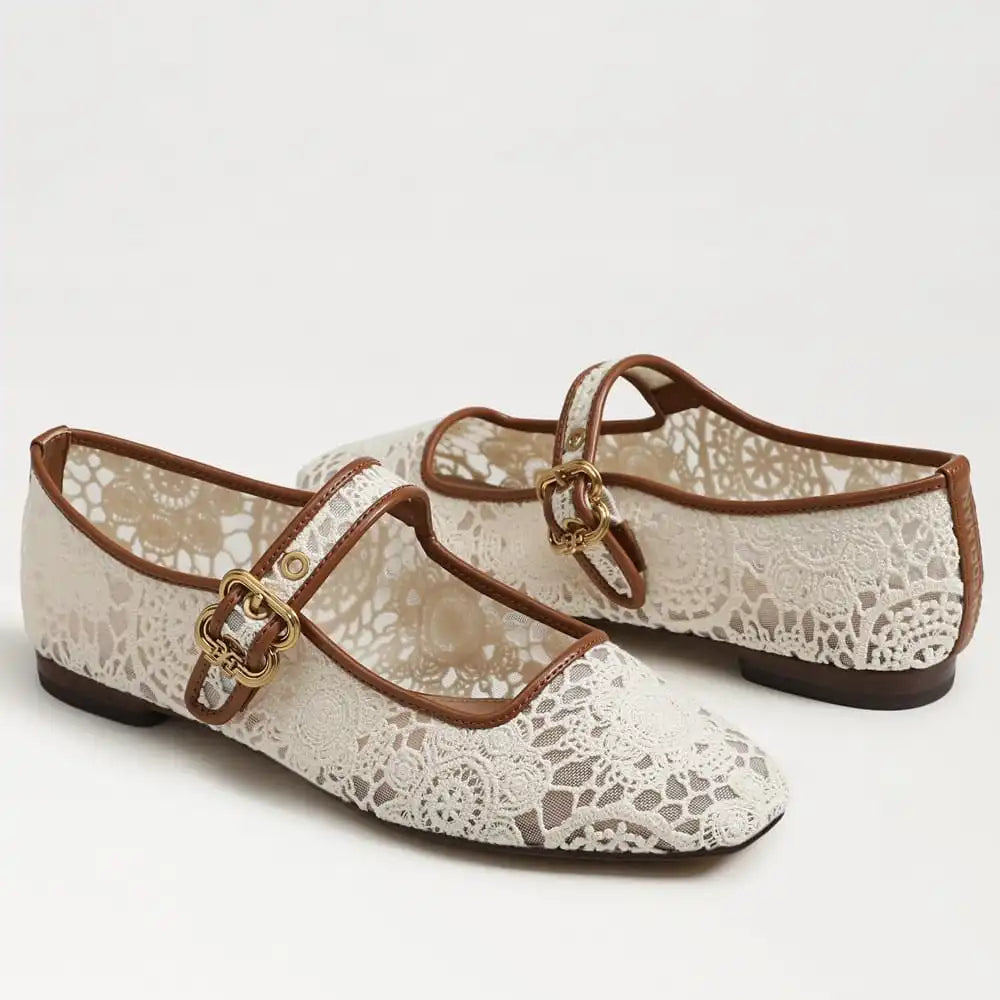 Michaela Mesh Mary Jane Flat