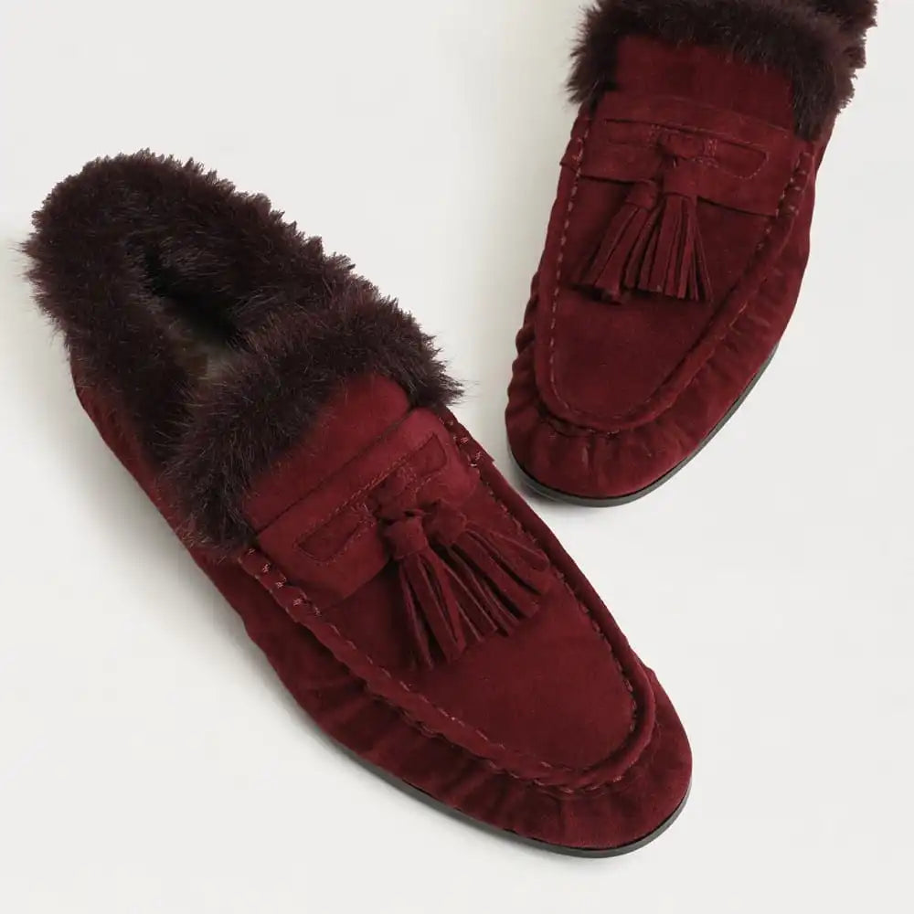 Lana Fur Tassel Loafer