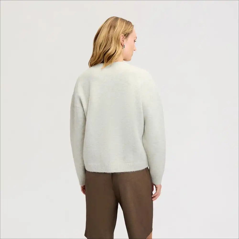 Deep V- Neck Oversized Sweater