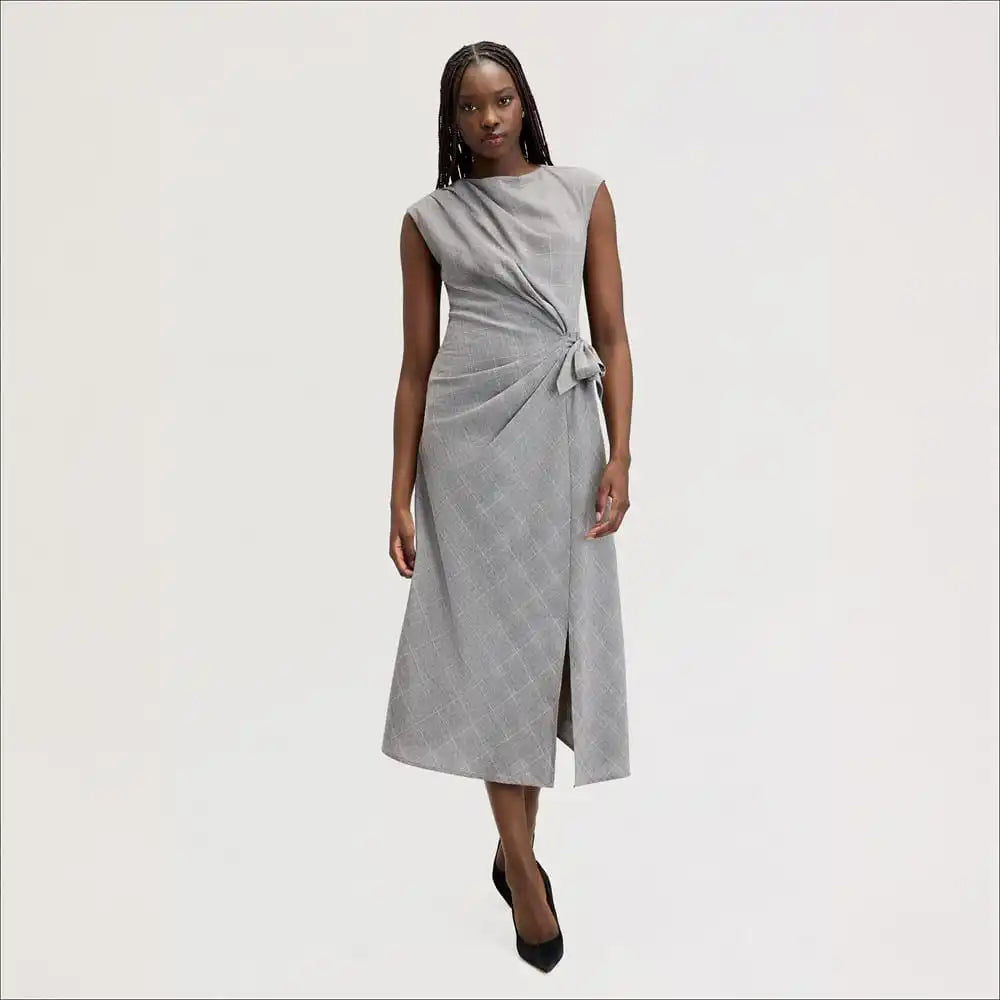 Side Ruched Maxi Dress