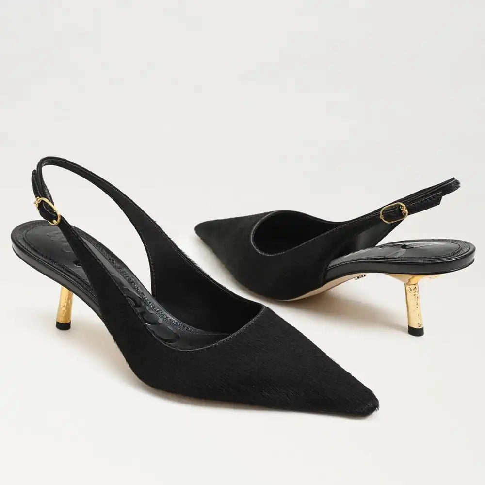 Bianka Gilded Slingback Pump