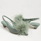 Finch Feather Slingback Pump